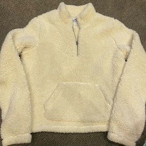 Hollister Sherpa 1/4 zip